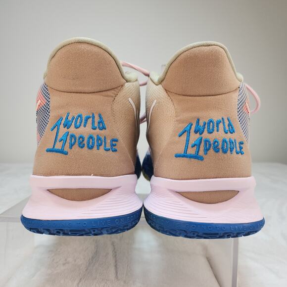 Nike Kyrie 7 1 World 1 People Mens 14 Regal Pink Basketball Pastel Embroidered - Picture 8 of 15